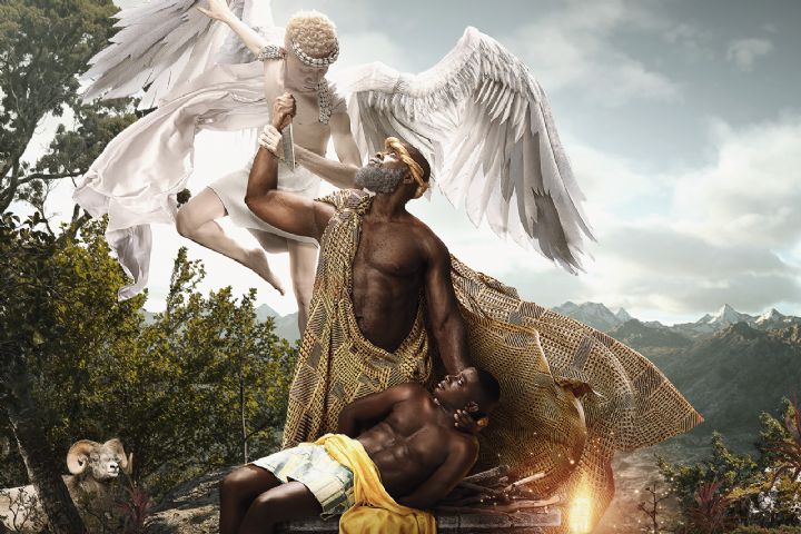 Culture:  l’artiste ivoirien David-Josué Oyoua présente le sacrifice d’Isaac