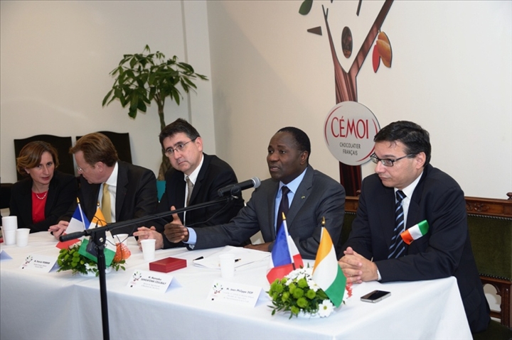 Politique agricole / Après l’inauguration d’un centre de recherche en France : Le chocolatier français Cemoi annonce la construction d’une usine de premier ordre en Côte d’Ivoire