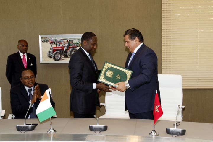 En visite au Maroc, le ministre de l’agriculture Coulibaly Sangafowa signe  un accord de coopération agricole avec son homologue