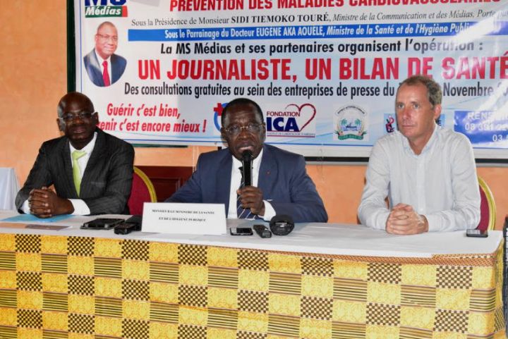 Lancement à Abidjan d’une campagne «un journaliste, un bilan de santé »