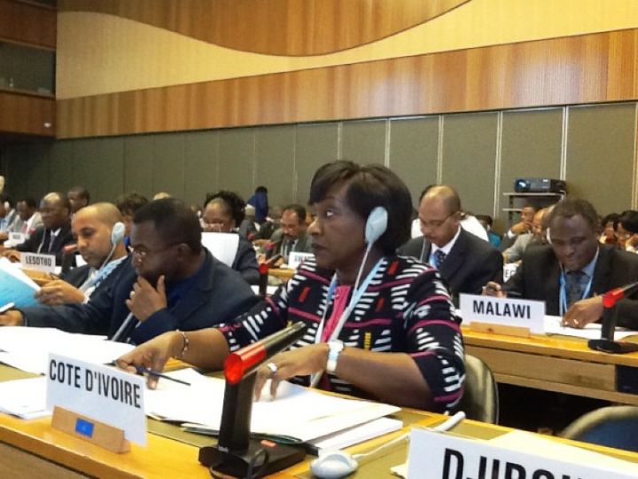 67ème assemblée mondiale de la sante à Genève : le Dr Raymonde Goudou Coffie expose sur le thème : « Lien entre le climat et la santé »