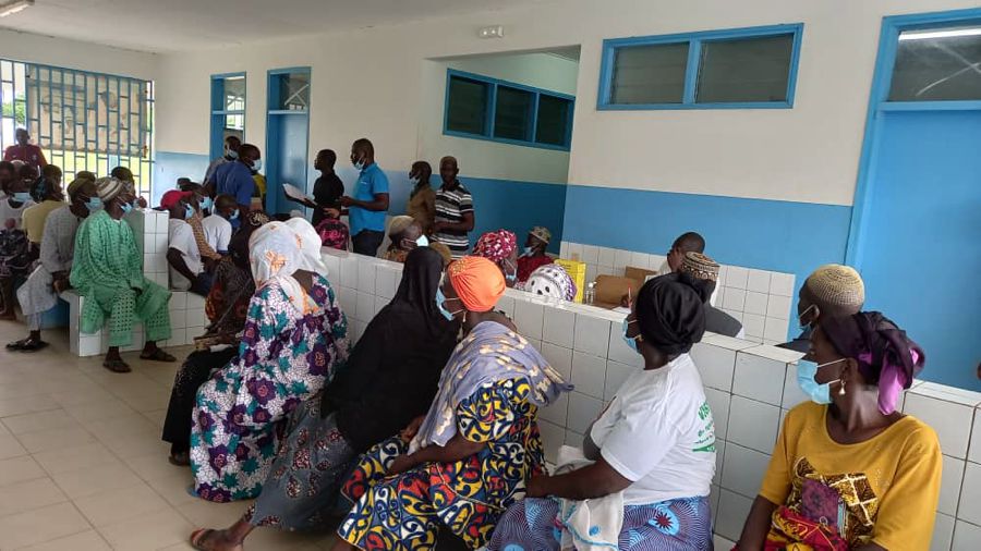 Santé : les populations de Gbémazo enthousiastes pour se faire vacciner contre le Coronavirus