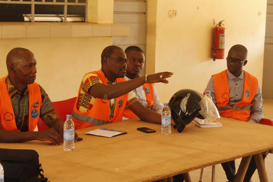 Sécurité routière à Korhogo: 100  travailleurs d'une usine de coton sensibilisés et formés