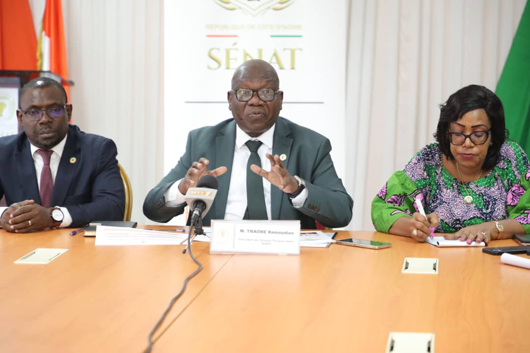 Côte d'Ivoire/Sénat : une mission du groupe parlementaire RHDP démarre jeudi dans six régions pour expliquer des projets de lois