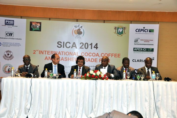 Le conseil du café-cacao au SICA 2014 à New Dehli