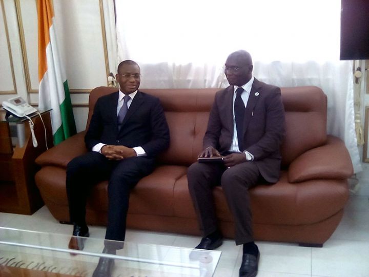 Le Représentant résidant de l’UEMOA chez le ministre Sidi Touré