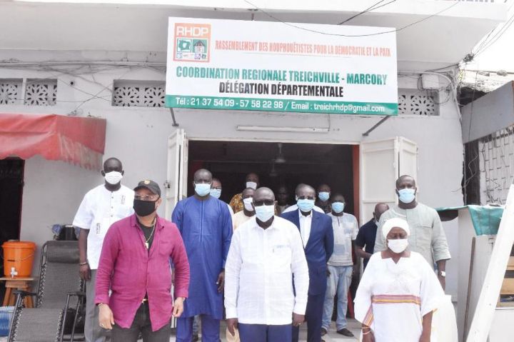 Politique : les Houphouëtistes de Marcory et Treichville inaugurent un nouveau siège