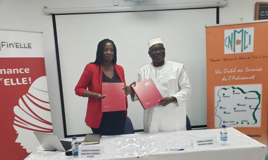 Signature d'une convention pour le financement des artisans