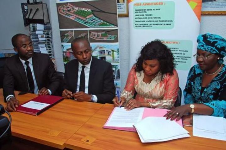 Logements sociaux : la Diaspora féminine ivoirienne de France signe une convention