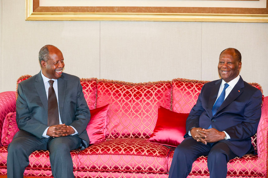 Situation politique, sécuritaire, économique et sociale : le représentant spécial du SG de l'ONU pour l'Afrique de l'Ouest et le Sahel échange avec le Président Alassane Ouattara