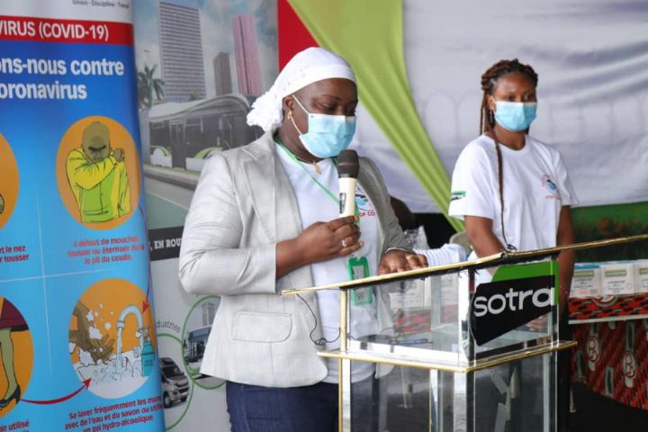 Lutte contre la Covid-19: la sensibilisation intensifiée au sein de la société des transports abidjanais