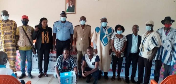 La société civile et le ministère de l’Intérieur appellent les populations de Man à des législatives apaisées