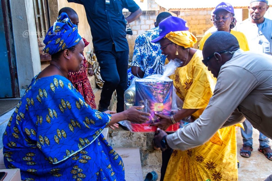Solidarité Ramadan et Carême: Les Ong Wou-Flo et Qatar charity comblent plus de 130 ménages à Dabou