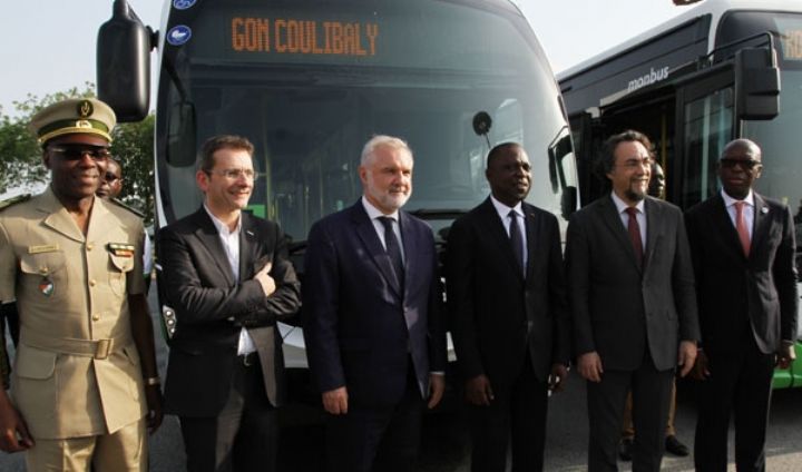 Transport urbain: La Sotra a réceptionné 450 nouveaux autobus à gaz