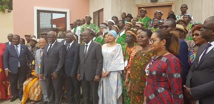 Les chefs du Gboklê hier chez Amadou Soumahoro : « Nous voulons le développement, nous sommes avec Alassane Ouattara »