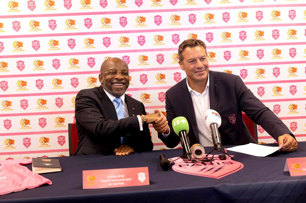 Sublime Côte d'Ivoire : Le Ministère du Tourisme signe un partenariat avec le Stade Français Paris pour trois saisons