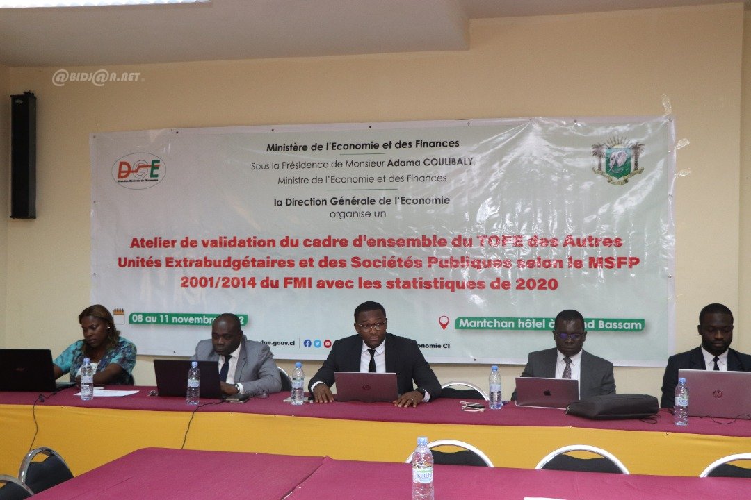 Tableau des Opérations Financières de l’Etat : ouverture d’un atelier sur les autres unités extrabudgétaires et des sociétés publiques à Grand-Bassam