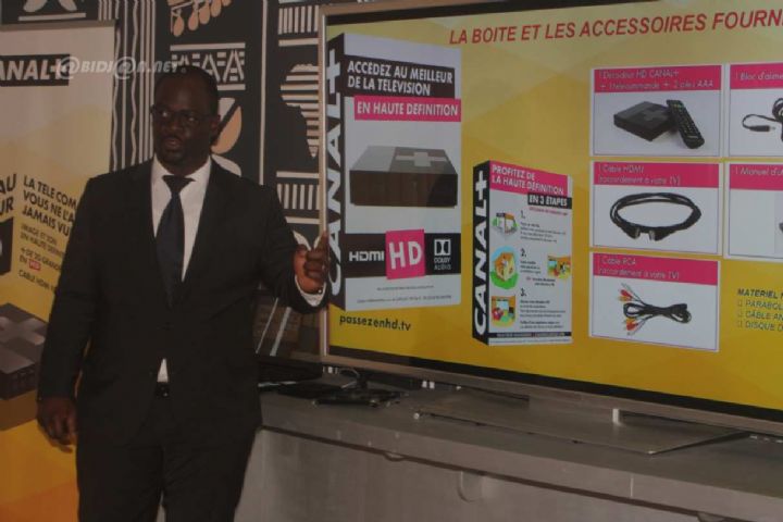 Télé - Conférence de presse du DG de Canal+