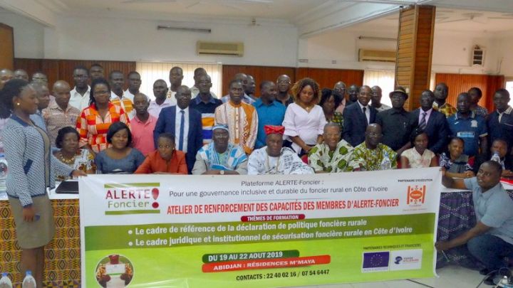 Des acteurs de la société civile renforcent leurs capacités sur la question du foncier