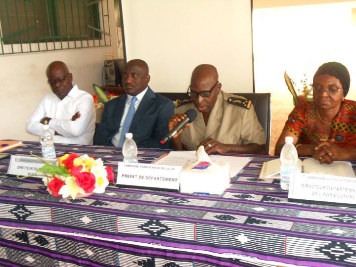 Tiebissou: l’Etat prévoit la délimitation de 75 territoires de villages et la délivrance de certificats fonciers sur une superficie de 6000 hectares