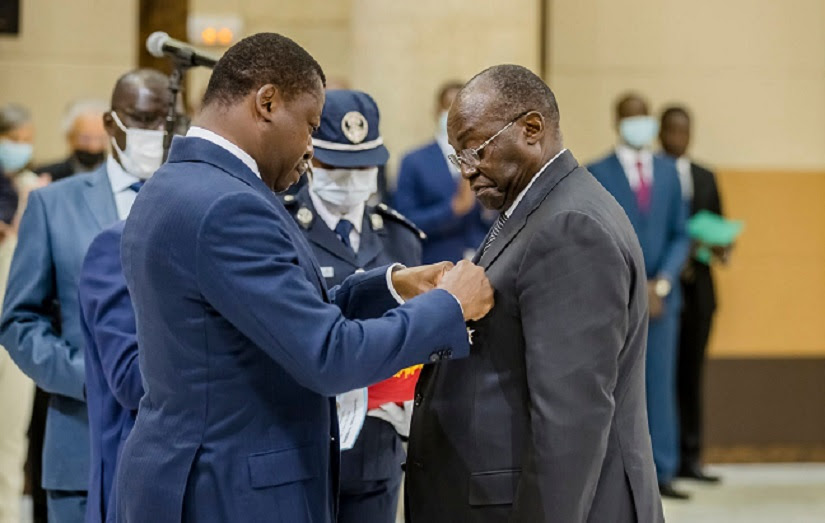Tiémoko Meyliet Koné, Grand officier de l’ordre du Mono de la République togolaise