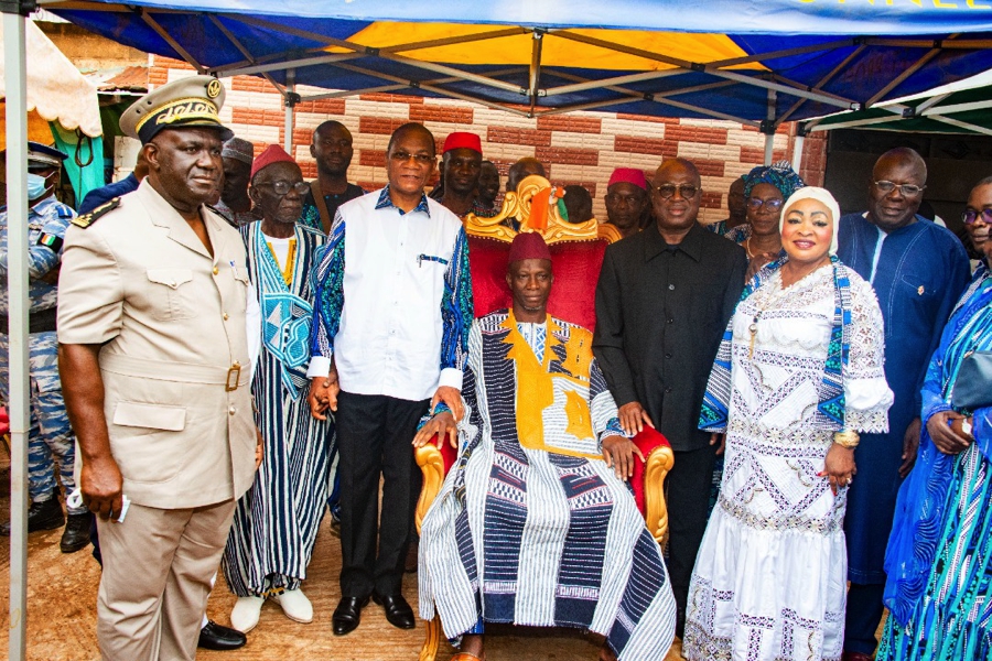 Intronisation du chef du canton Kadlé (Tengrela) : Bruno Koné invite à l'union