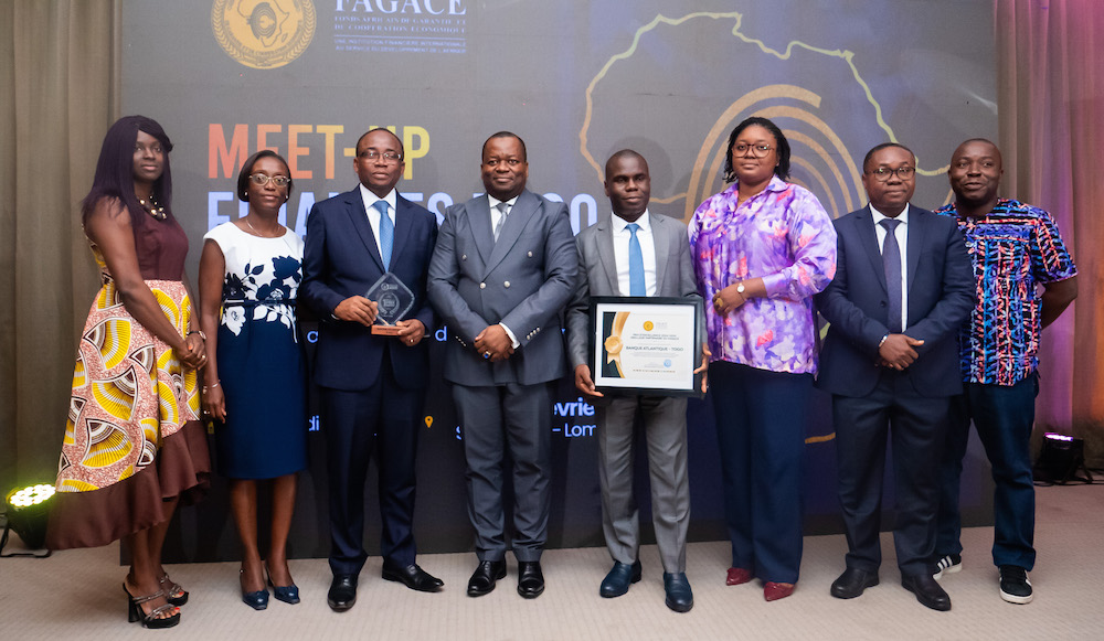 Togo : Banque Atlantique sacrée meilleur partenaire du Fonds Africain de Garantie et de Coopération Économique (FAGACE)