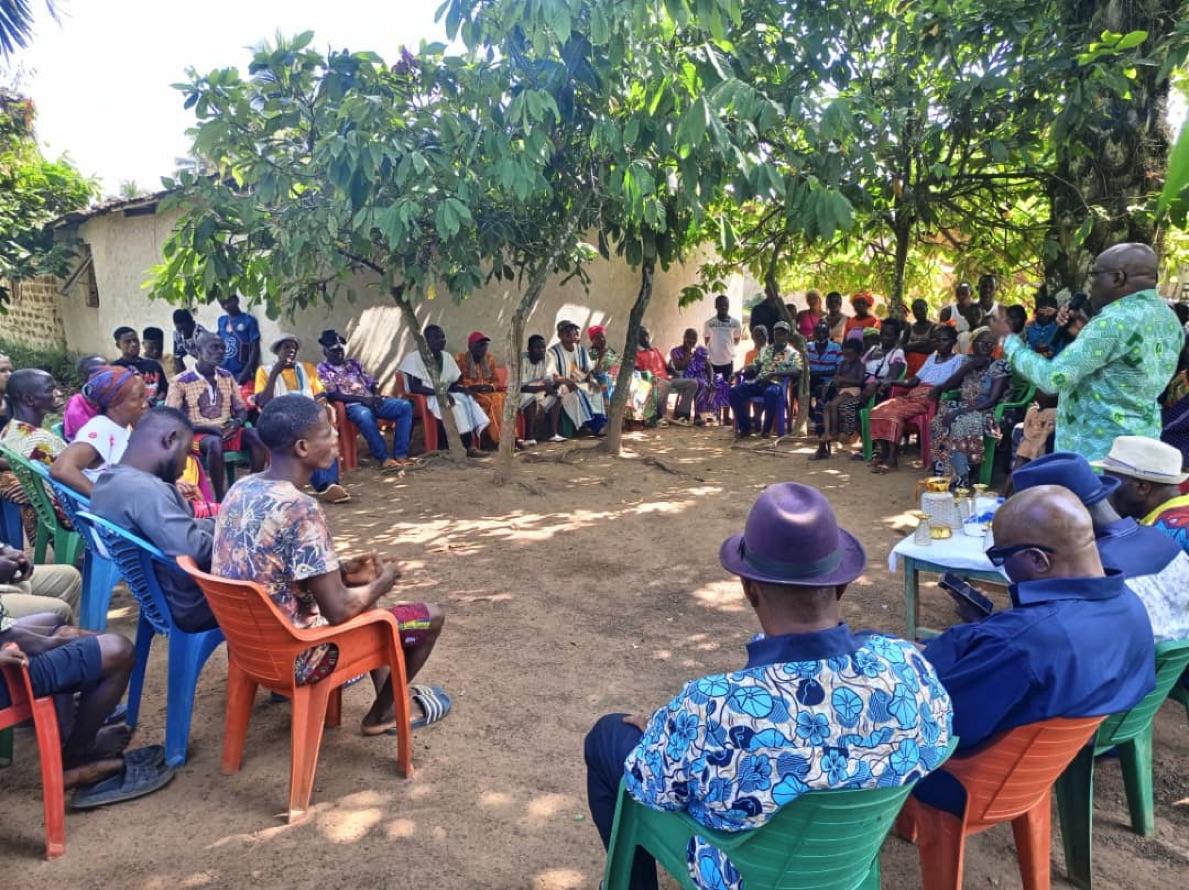 Toulepleu / Élections législatives du 27 décembre, les populations se confient à Kah Zion : « Etant maire, vous jouez déjà le rôle d'un député que nous recherchons »