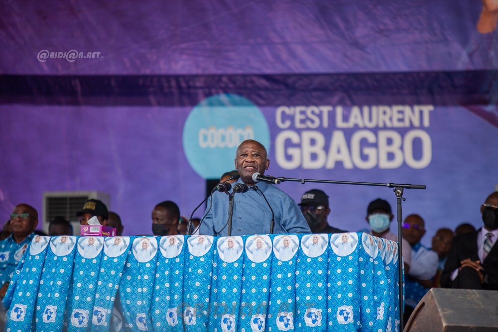 Côte d’Ivoire : Laurent Gbagbo réaffirme son opposition à un nouveau mandat d’Alassane Ouattara