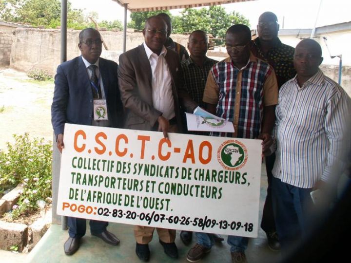 Economie/Pogo : des chargeurs, transporteurs et conducteurs des pays ouest africains sensibilisent leurs confrères des pays de l’hinterland à la destination Côte d’Ivoire.