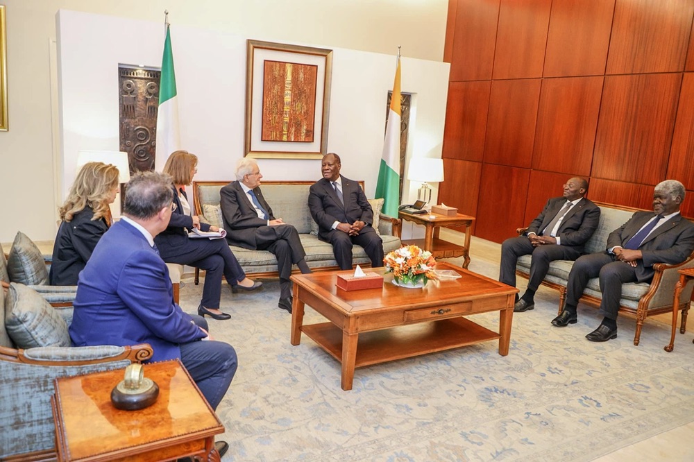 Transformation du cacao et de l’anacarde : les Présidents ivoirien Alassane Ouattara et italien Sergio Mattarella appellent à davantage d'implantation d’entreprises italiennes
