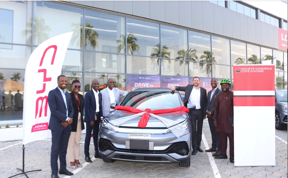 Transition énergétique : Société Générale Côte d'Ivoire acquiert des véhicules électriques
