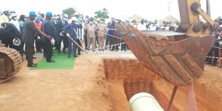 Le projet de renforcement de l’alimentation en eau potable de la ville de Bouaké lancé par le ministère de l’hydraulique