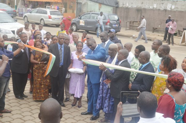 Développement et bien-être des populations de Treichville : le Maire Amichia inaugure des ouvrages