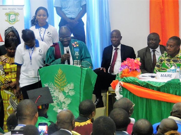 Rentrée solennelle des universités et grandes écoles de Côte d’Ivoire: allocution du Président de l’UAO, Professeur Lazare POAMÉ