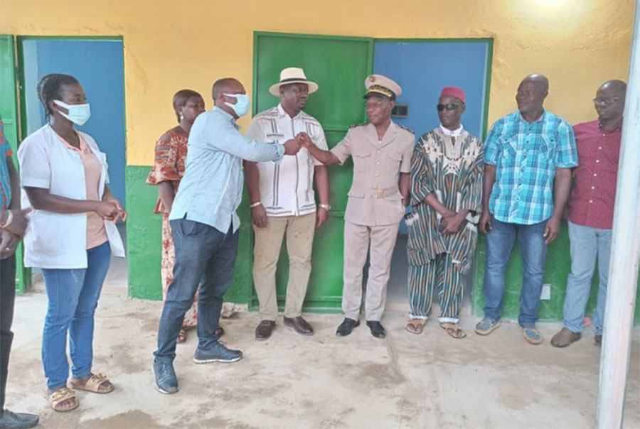 Un bâtiment de l’hôpital général de Téhini réhabilité