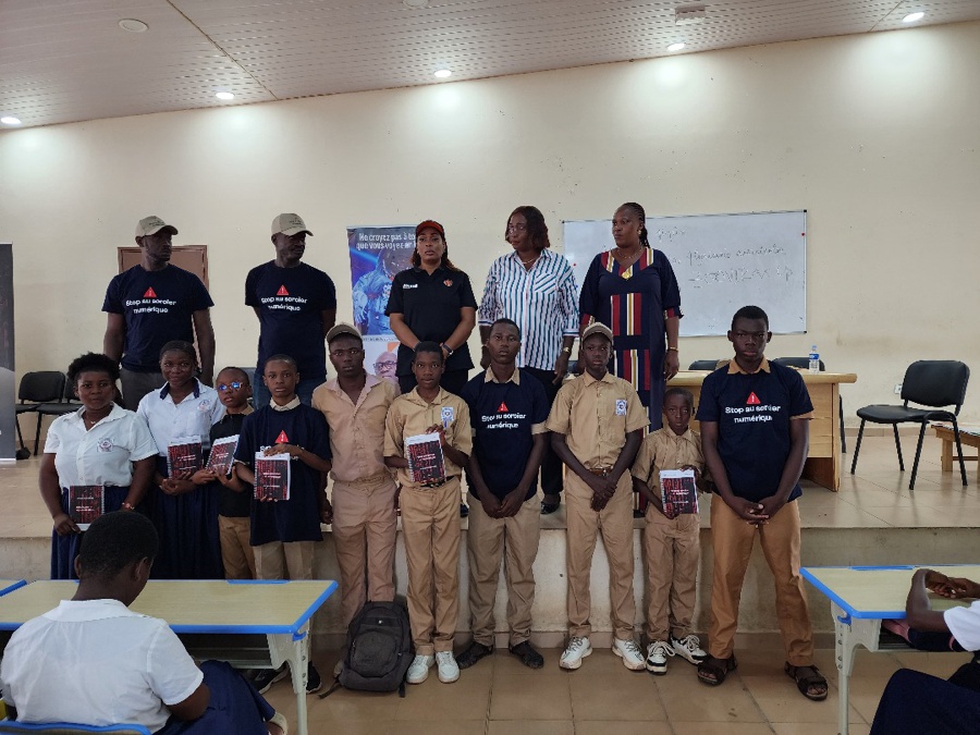 Sensibilisation à l’usage responsable des réseaux sociaux : 467 élèves instruits au Lycée d’Excellence d’Agboville