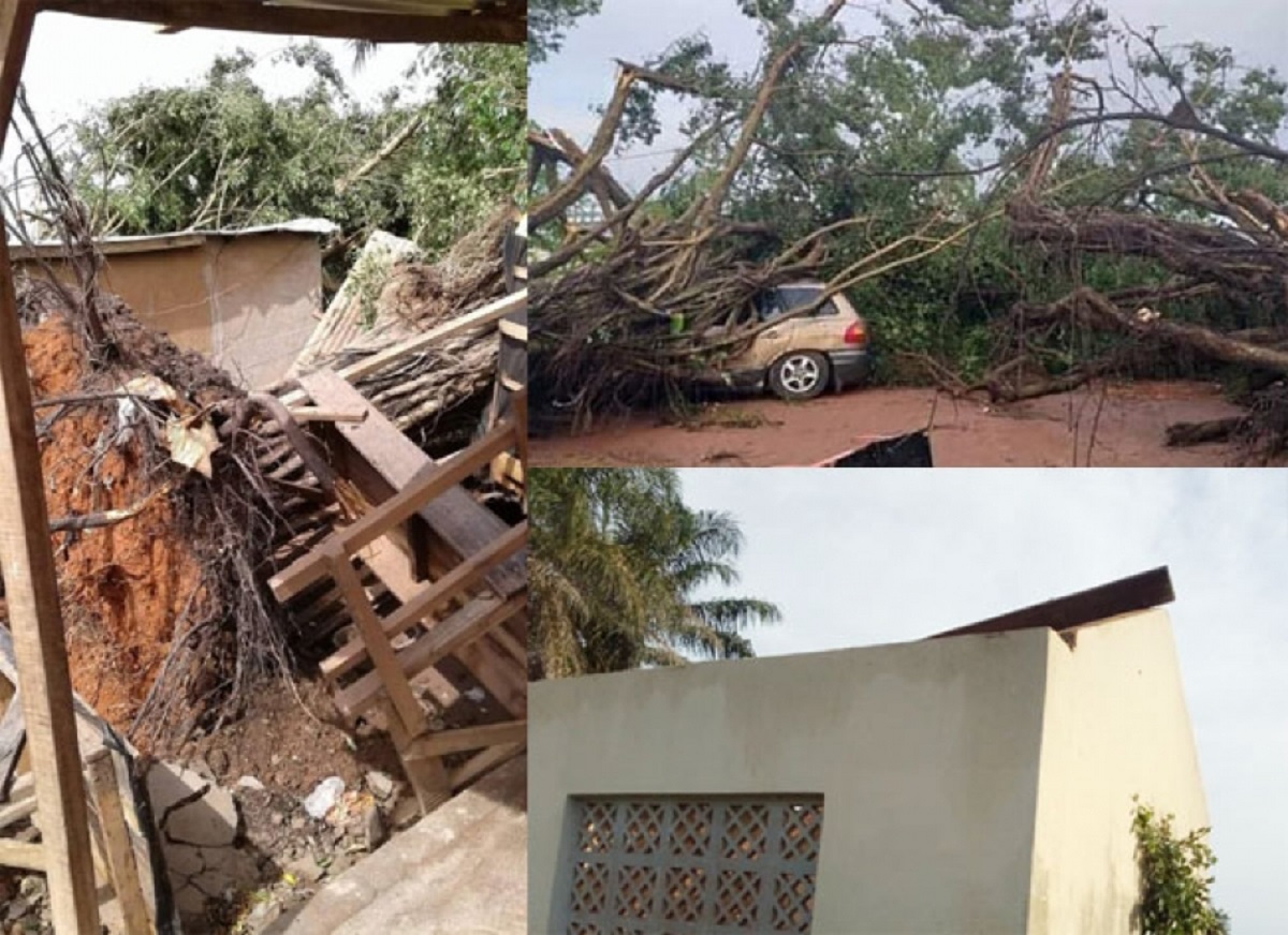 Logoualé: Une violente tornade balaie tout sur son passage / Le Centre de santé sévèrement touché