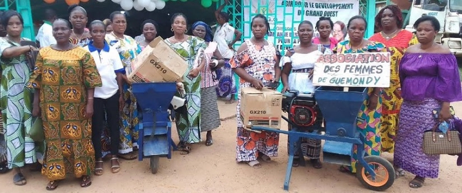 L’ADGO accompagne 10 associations féminines de Guiglo dans leur quête d’autonomisation