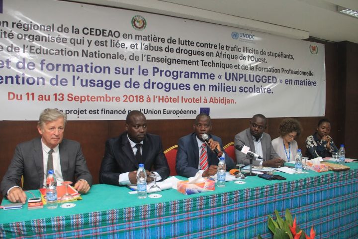 Lancement à Abidjan d’un programme pour prévenir la toxicomanie en milieu scolaire