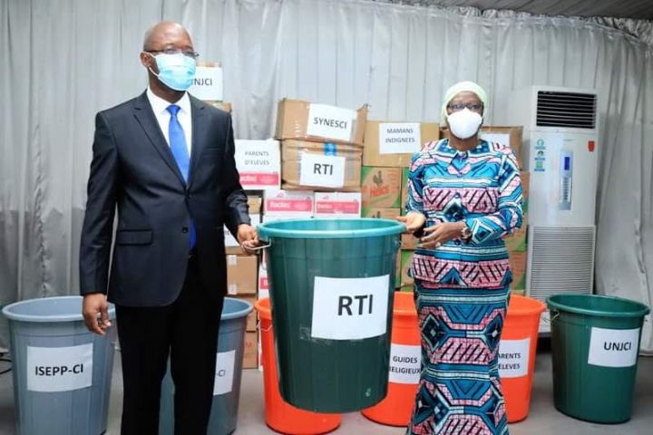 Covid-19 : la RTI reçoit un important lot d’équipements de lutte contre la propagation