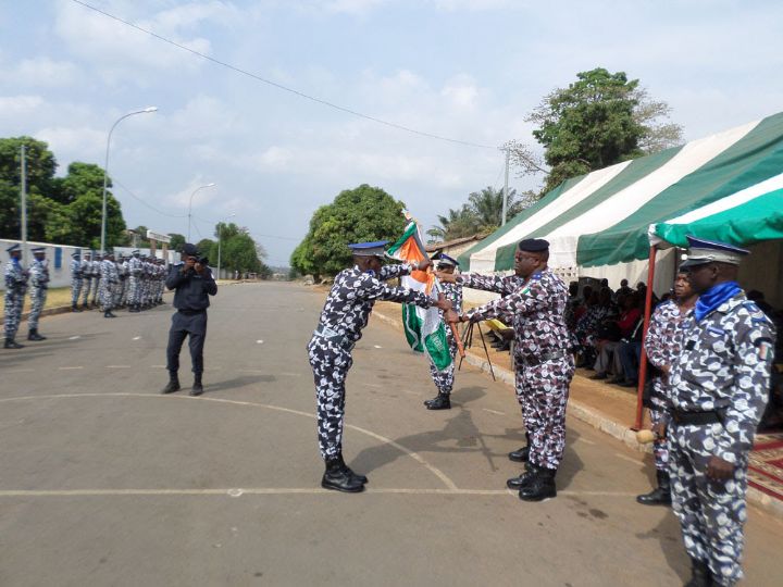 Le Colonel Djadji Etté officiellement installé à la tête de la 3è légion de la gendarmerie territoriale de Bouaké