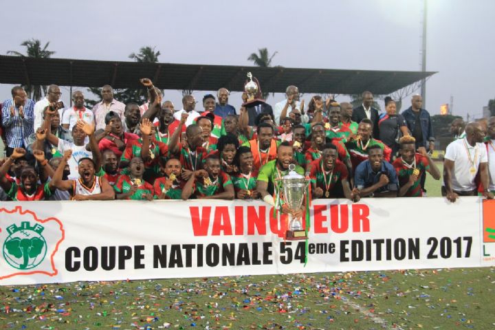 Finale de la coupe nationale (54è édition): l’Africa Sports remporte le trophée devant Tanda