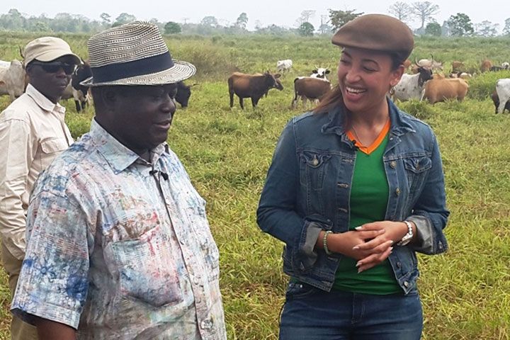 Enregistrement de l’émission ‘’Brave paysan ‘’ : Jennifer CERES réussit un grand coup chez Bédié