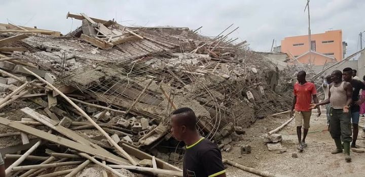 Un immeuble s’effondre à Yamoussoukro, 12 ouvriers blessés évacués au CHR