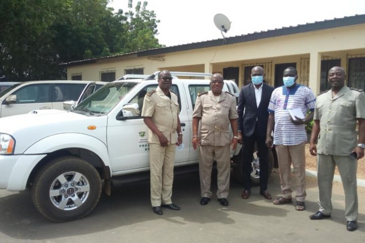 Un véhicule réceptionné à Bouna dans le cadre du projet ECOTER