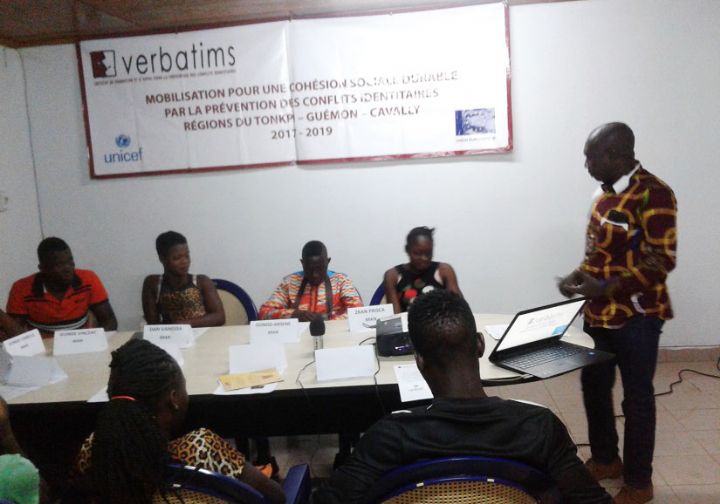 Des jeunes vulnérables formés comme artisans de paix dans le Tonkpi