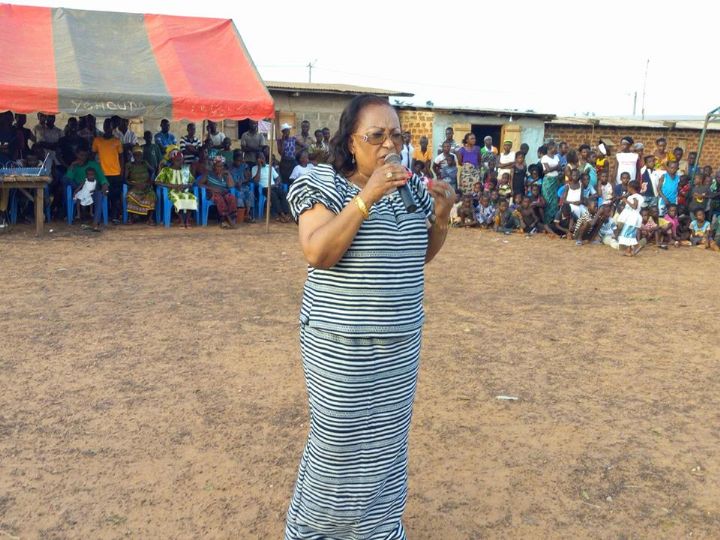 Oumé / Aya virginie TOURE prône le vivre ensemble aux populations Gban, Gouro et allogènes