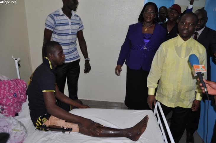 Soro : “J’ai vu des hôpitaux en ruine”