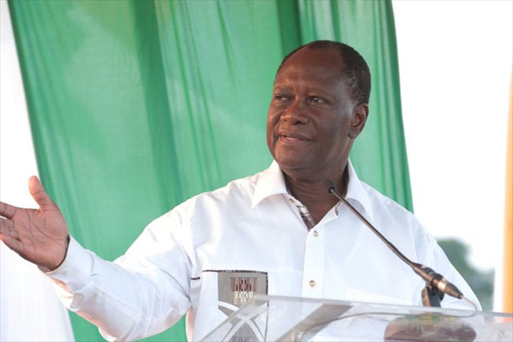A Tiébissou hier: Ouattara  appelle tous les Ivoiriens à l’union